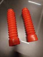 Rote Stossdämpfer Gummi Faltenbälge Motorrad Mofa Roller
