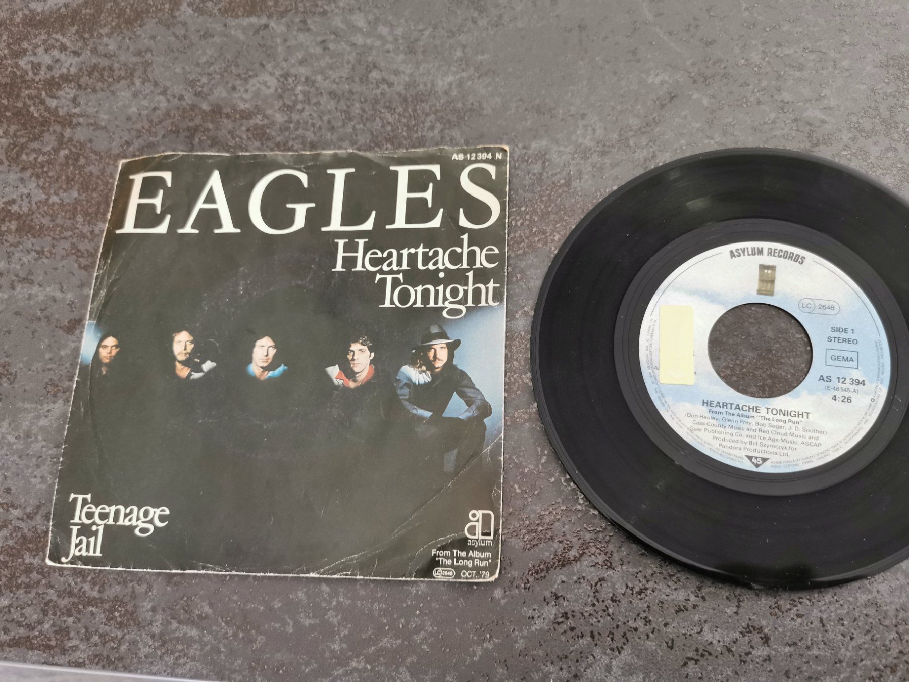 Dischi in vinile: Eagles Single 7 / Heartache Tonight – Usato da Sirnach venduto da pius062