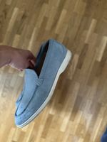 Mocassin bleu ciel