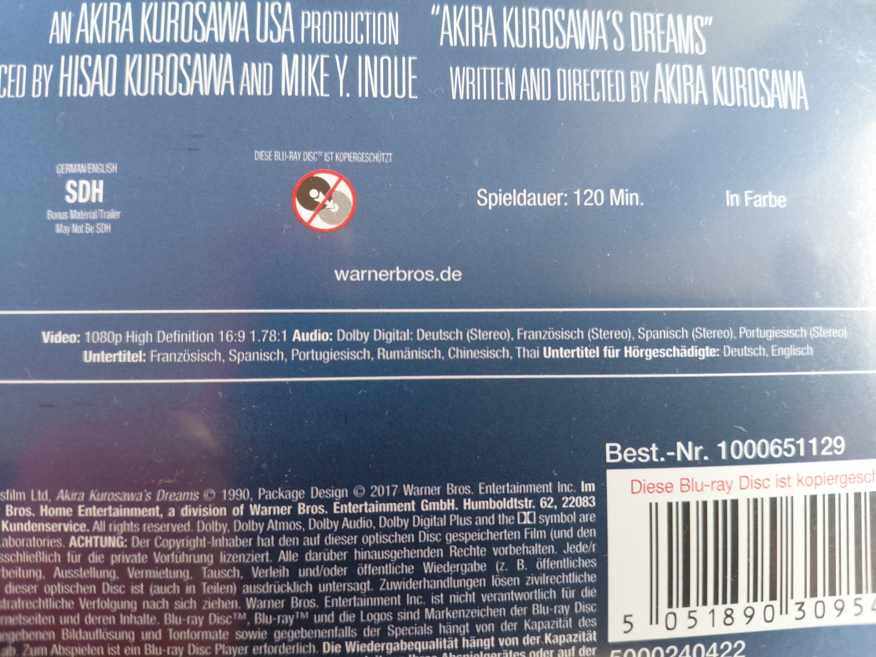 Alle DVDs: TRAUME (REVE) avec VF – Gebraucht aus Denges von Hellboy10 2