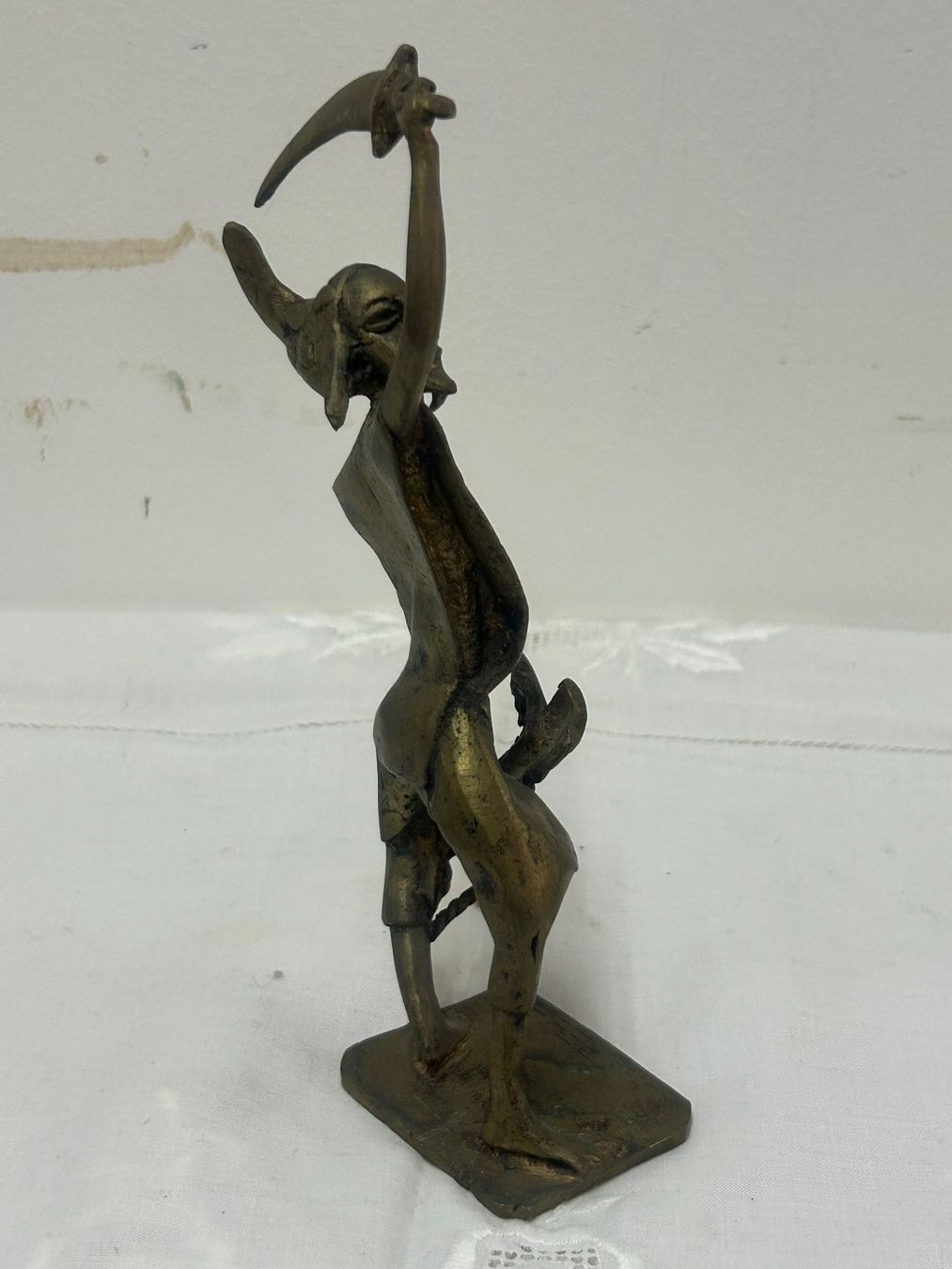 Sculture & Statue: antike Bronze-Figur Statuette einer kriegerischen Figur – Usato da Zürich venduto da Levelart 3
