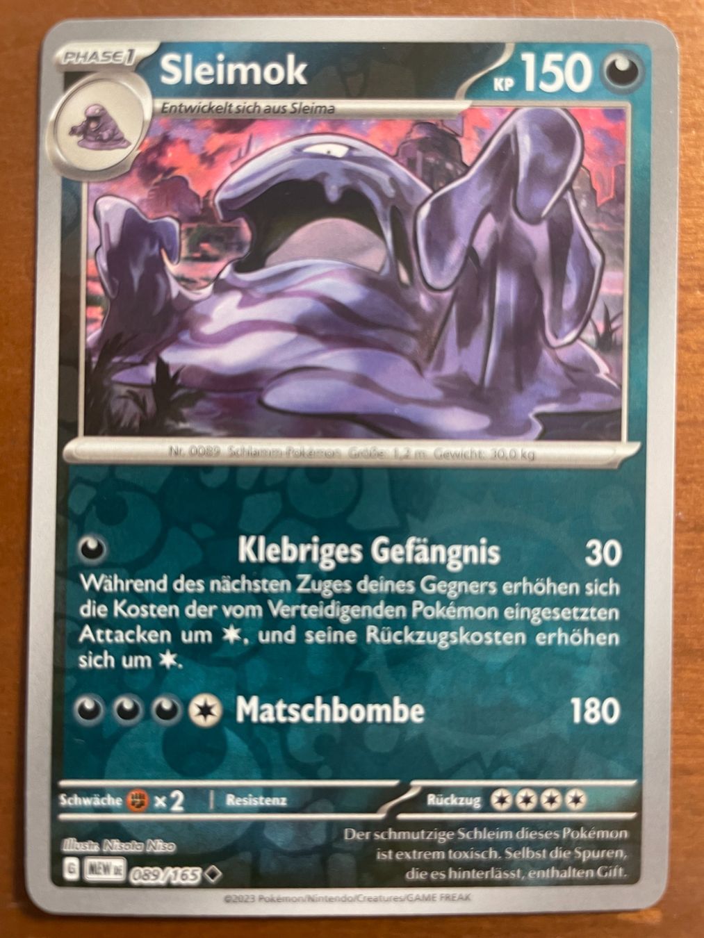 Pokémon Carte collezionabili: Pokemon Sleimok Reverse (Versand gratis) – Nuovo (secondo la descrizione) da Chur venduto da Angerson
