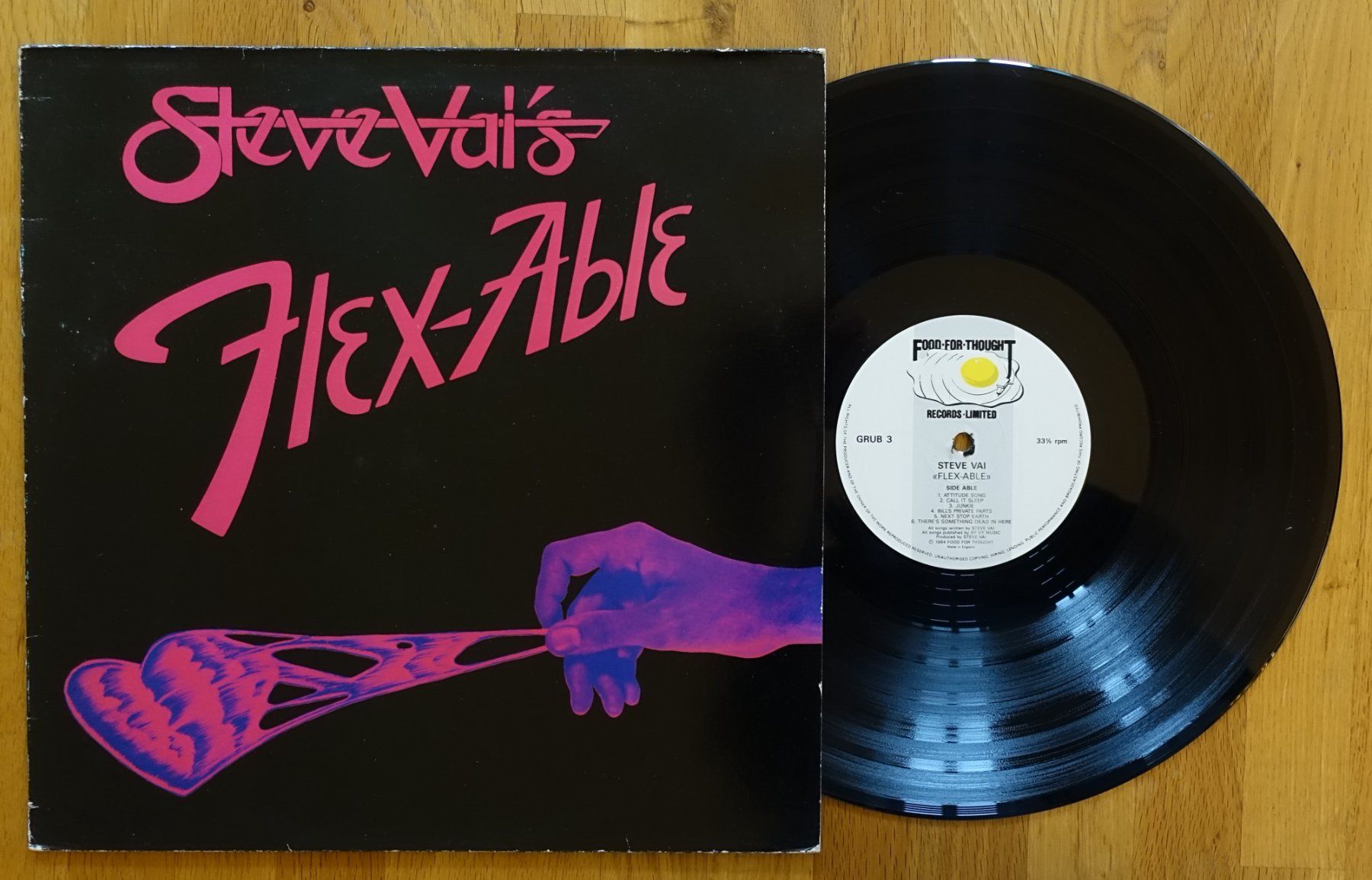 Dischi in vinile: Steve Vai's – Flex-Able - T18 – Usato da Sessa venduto da discoverymedia