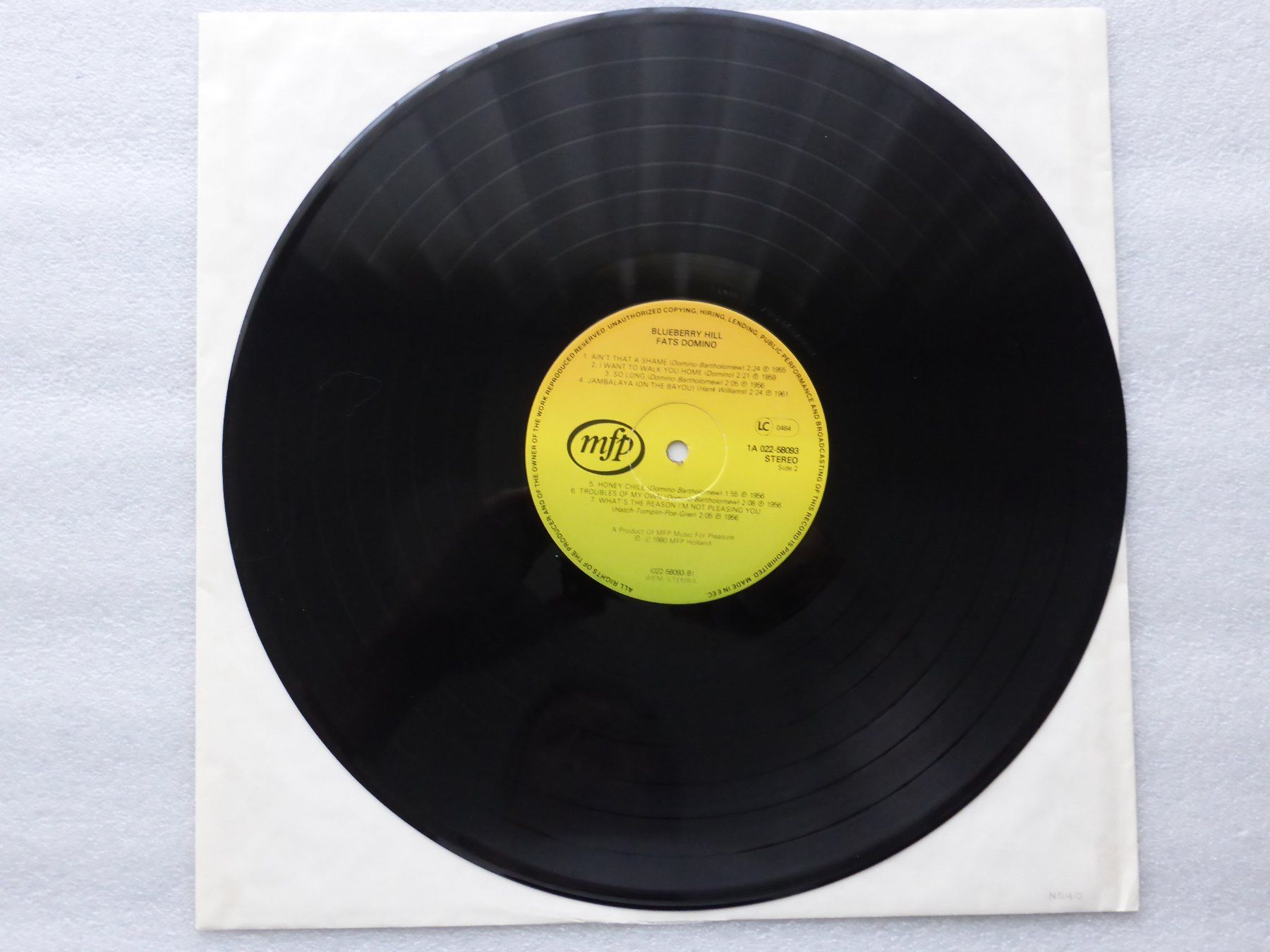 Dischi in vinile: VINYL  LP  FATS DOMINO – Usato da Küssnacht am Rigi venduto da Sunnestrahl 2