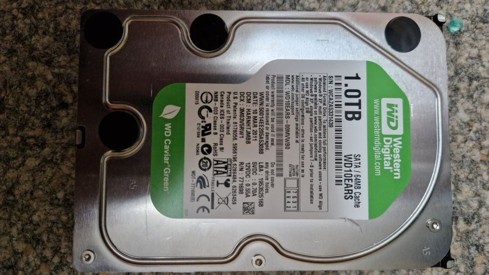 HDD, 1 TB, 3.5", WD GREEN | Kaufen auf Ricardo