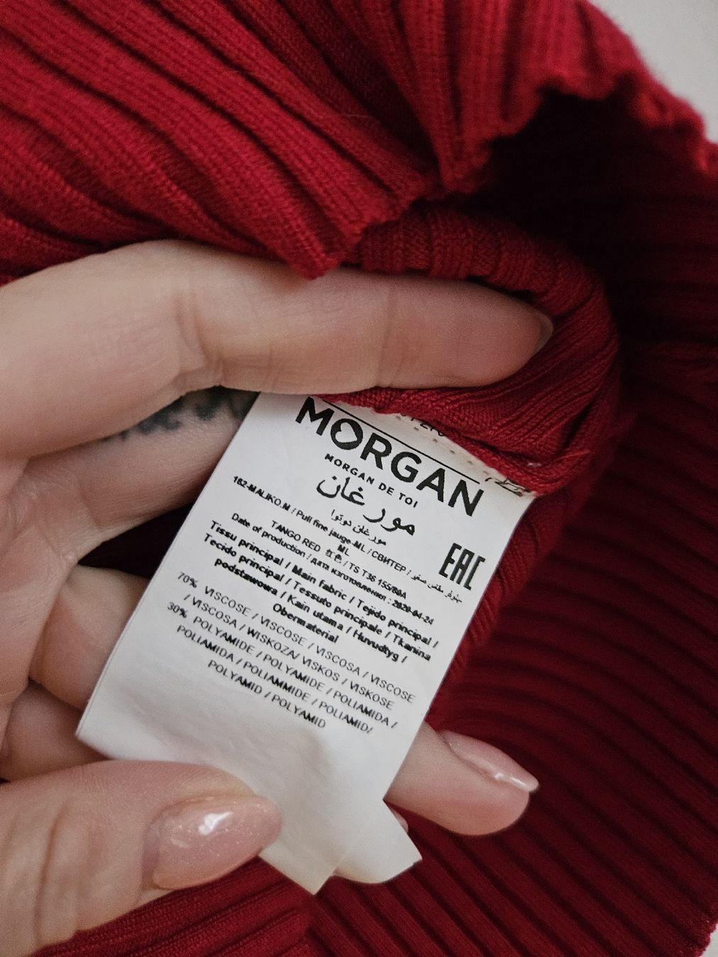 Morgan T-shirt: Morgan Langarmshirt/ Gr S – Usato da Baar venduto da BlackCat_13 3