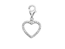 Engelsrufer Charm Herz - ERC-HEARTSHINY-ZI  925 Silber