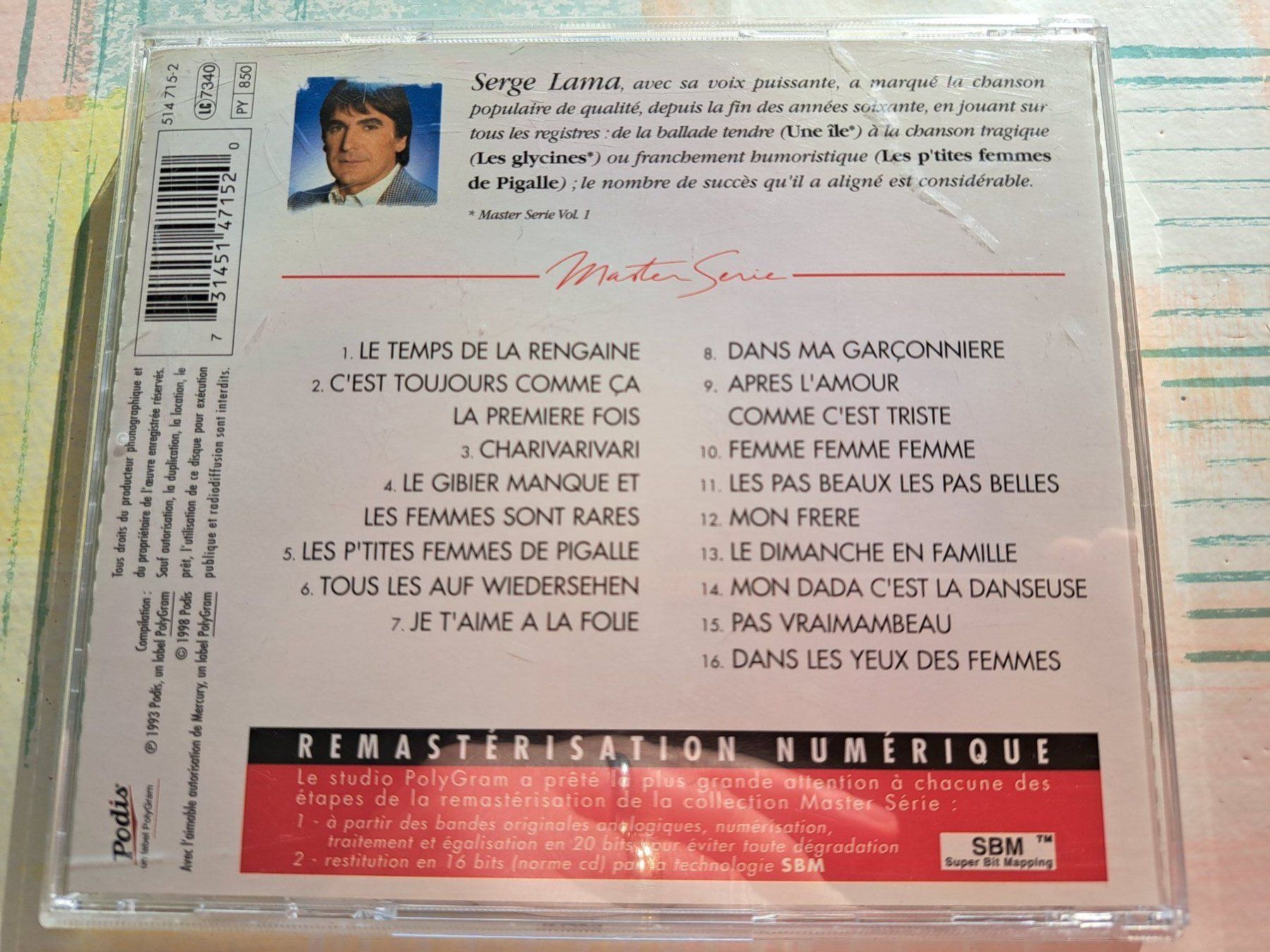 CDs: CD Serge Lama - Mater Série volume 2 – Gebraucht aus Pully von bro_n52j 1