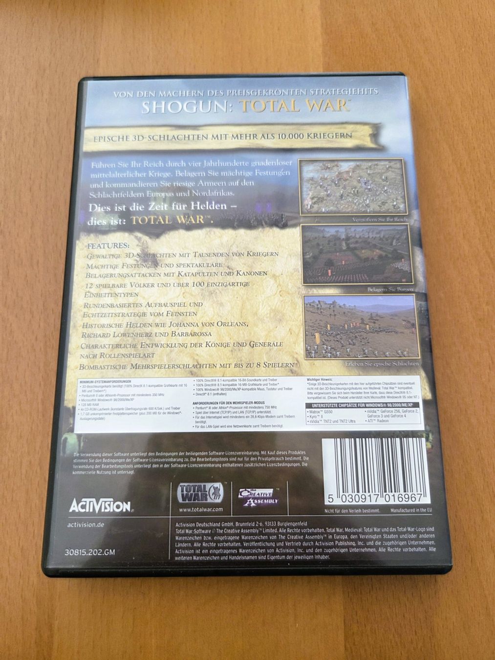 Giochi: PC CD - ROM - TOTAL WAR - MEDIEVAL – Usato da Brüttisellen venduto da Nighttrain 2