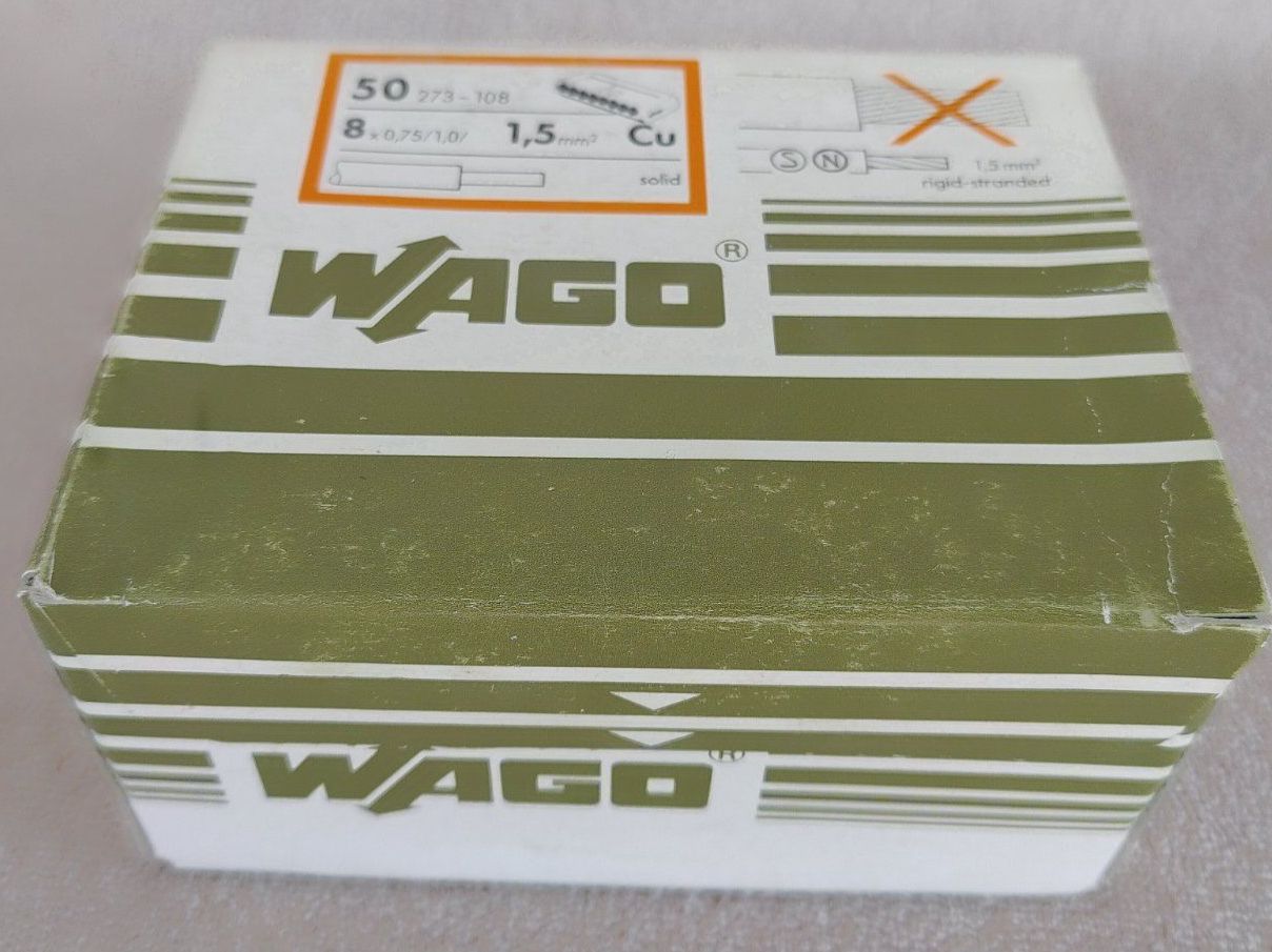 Wago Componenti elettronici: Wagoklemmen 8x 1.0 / 1.5 mm2 – Nuovo e nell'imballaggio originale da Strengelbach venduto da Phorensic_30 1