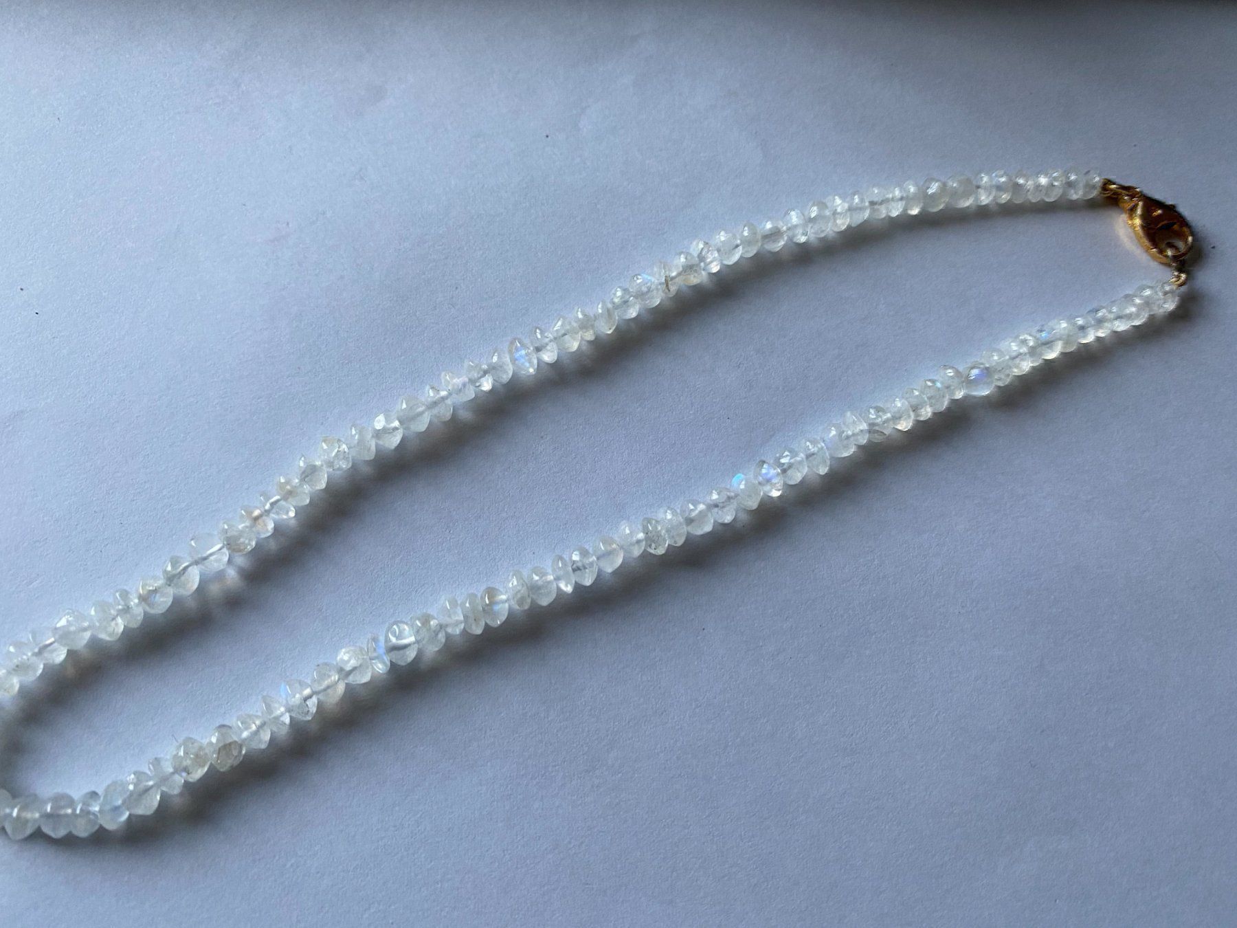 Catenine: Kette, Labradorit, Länge 40cm (8) – Nuovo (secondo la descrizione) da Muri b. Bern venduto da Silberqualle 1