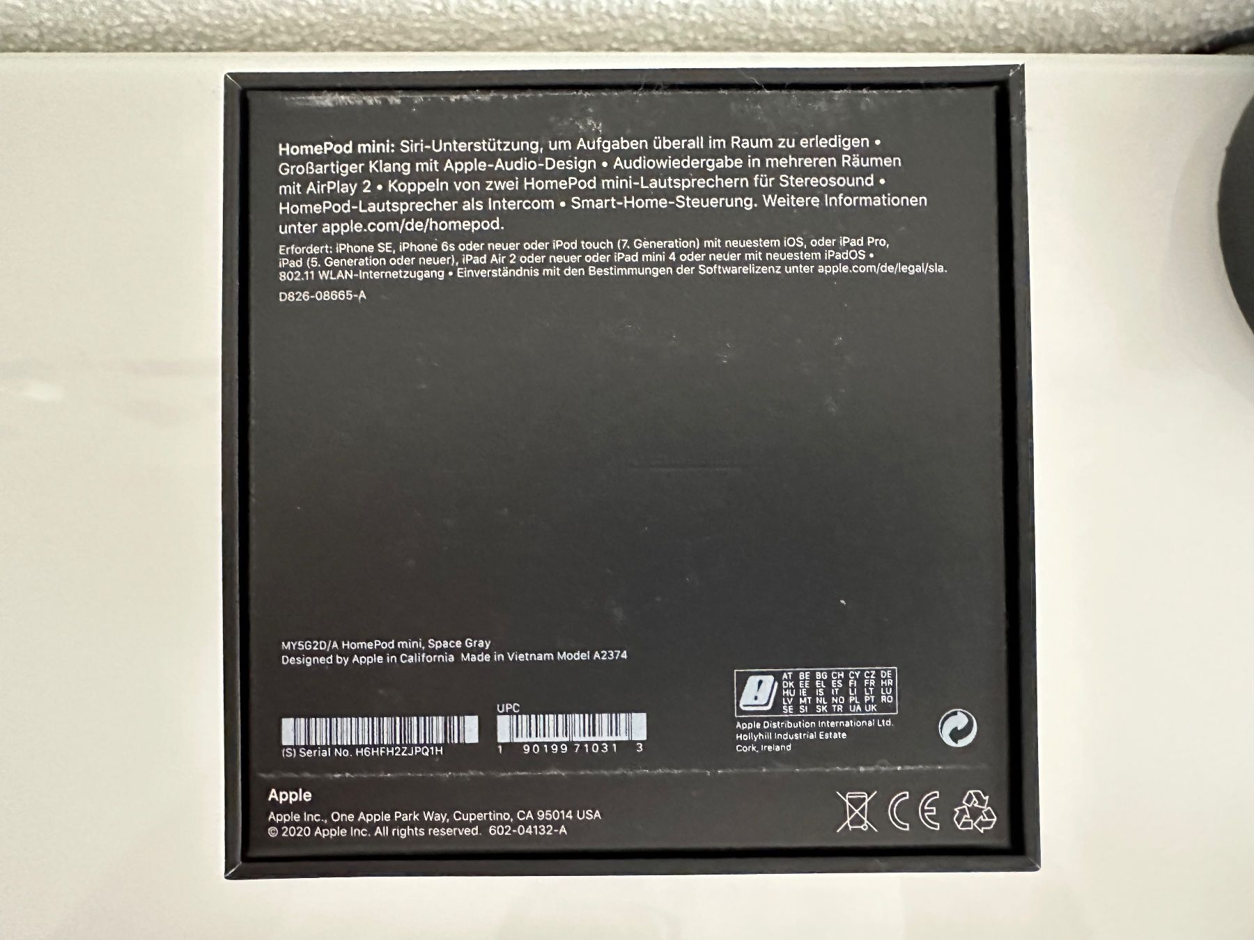 Apple Lautsprecher: Apple Homepod mini, schwarz – Neu (gemäss Beschreibung) aus Büren NW von  2