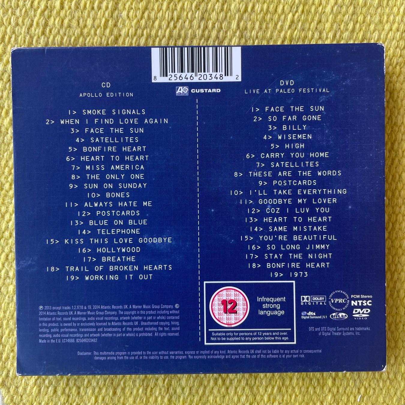 CD: JAMES BLUNT-CD+DVD MOON LANDING APOLLO EDITION – Usato da Rorschacherberg venduto da CD-Roli 1