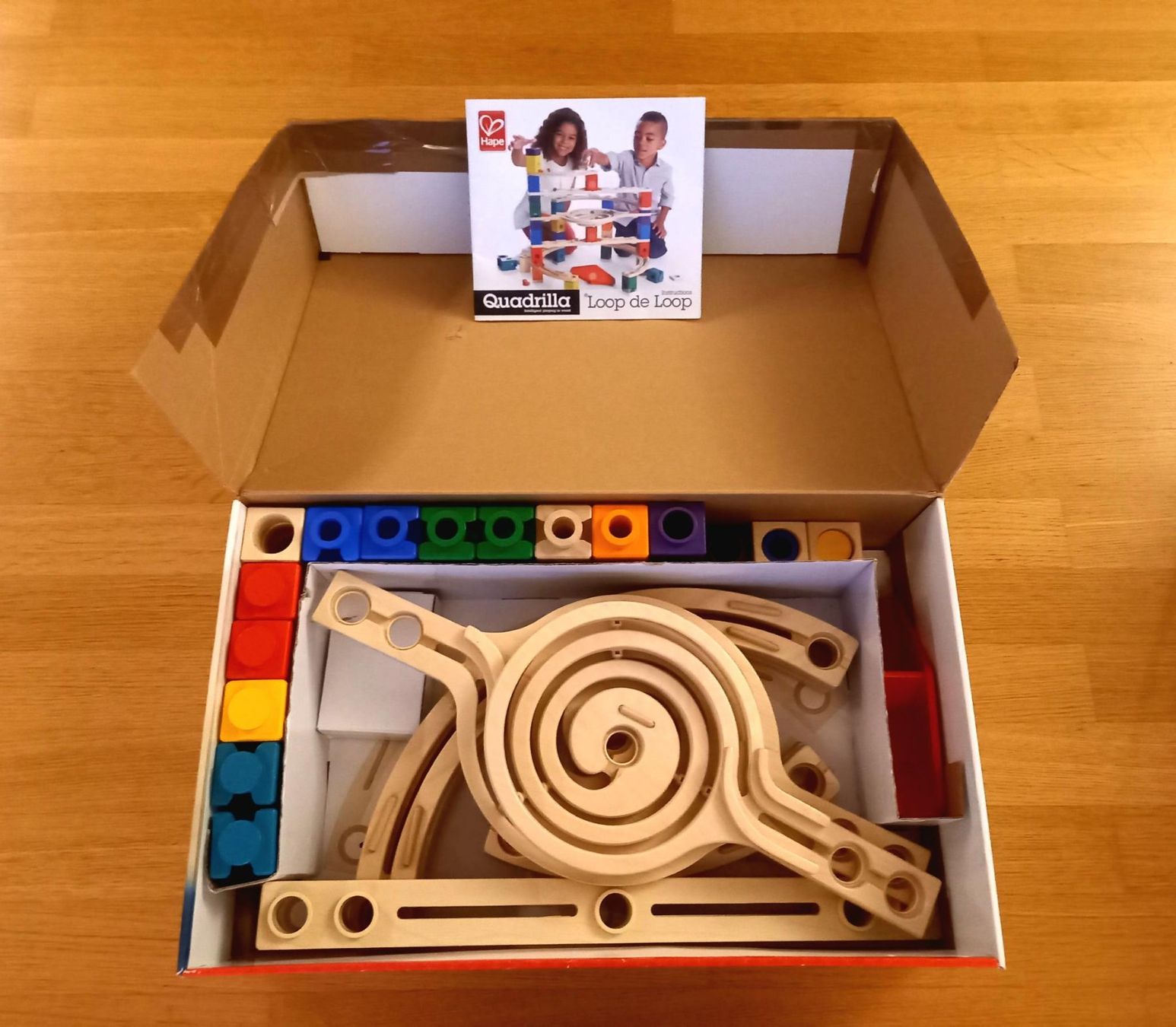 Hape Giocattoli: Hape Quadrilla Kugelbahn Loop de Loop – Usato da Zürich venduto da steibo