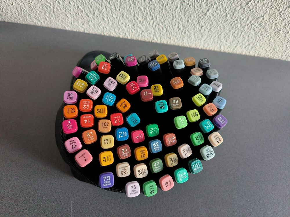 Colorations Filzstifte Set – 200 Stück, Waschbar, 4 Farben (rot, Blau, Grün, Gelb), Konische Spitze