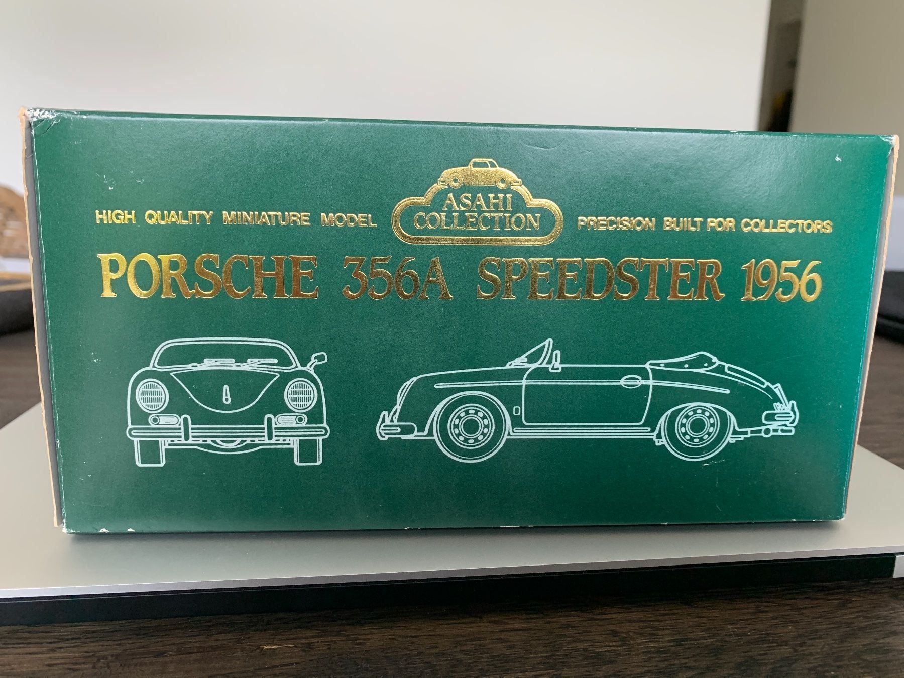 Porsche Modellini d'auto: Asahi Porsche 356 A Speedster 1956 – Nuovo e nell'imballaggio originale da Weesen venduto da Elmax1 1