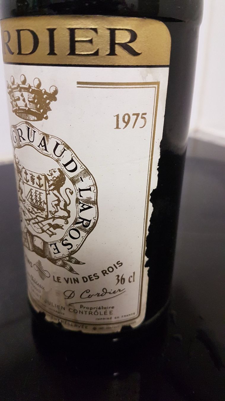 Vino: Chateau Gruaud - Larose 1975   36cl. – Nuovo (secondo la descrizione) da Grenchen venduto da poggione 4