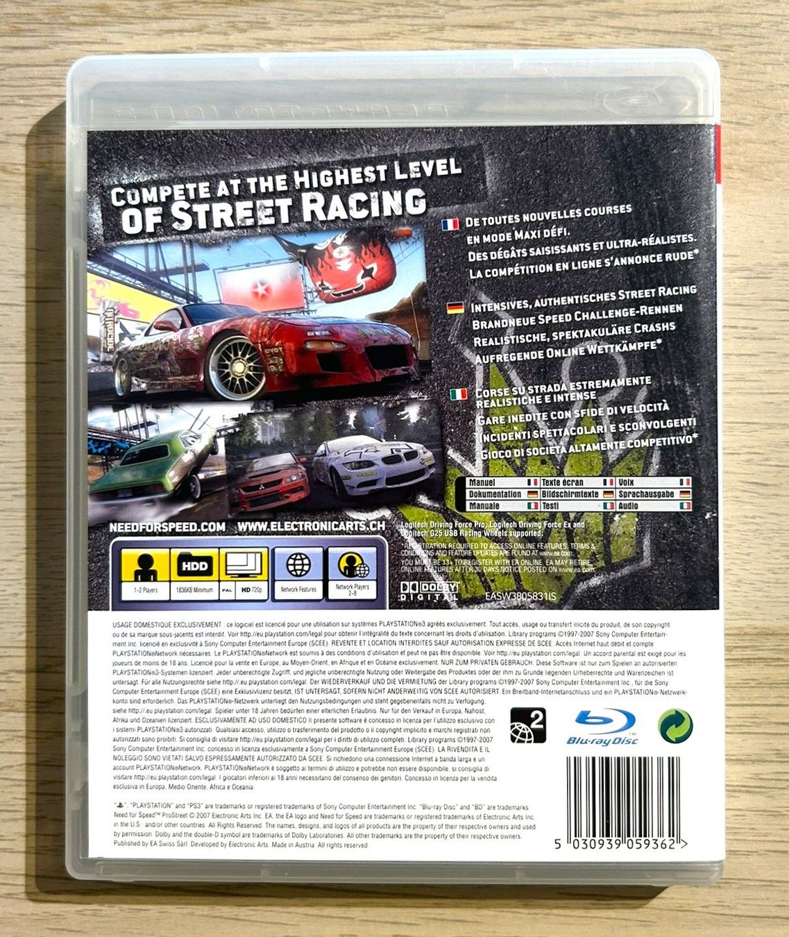 Sony Giochi: Need for Speed Pro Street PS3 – Usato da St. Gallen venduto da Alpine.Arcade 1
