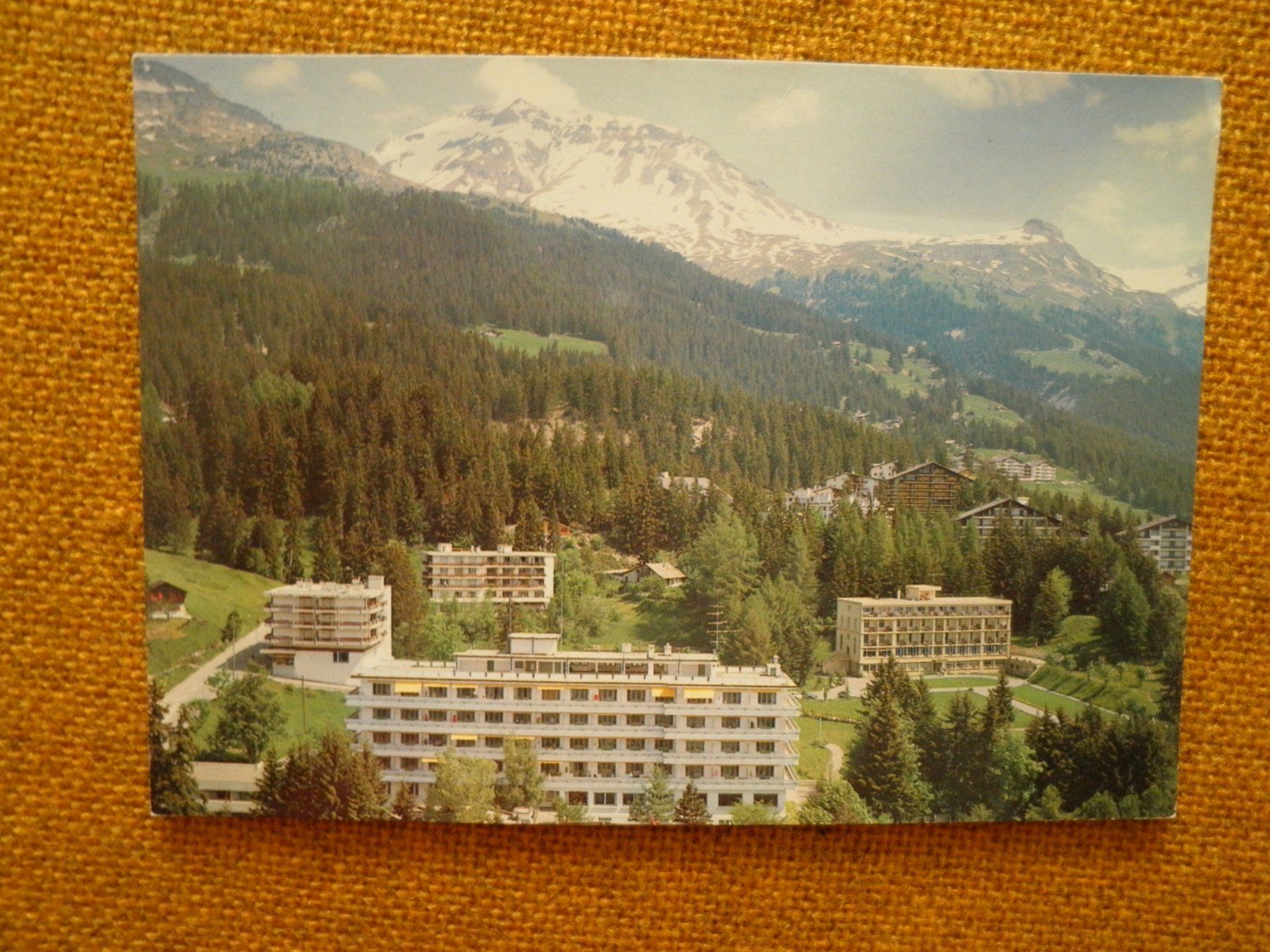 Cartoline postali: Ansichtskarte Luzerner Höhenklinik, Montana – Usato da Luzern venduto da gil_9jtr