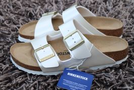 Birkenstock, Arizona, Gr. 38, electric metallic pearl, NEU