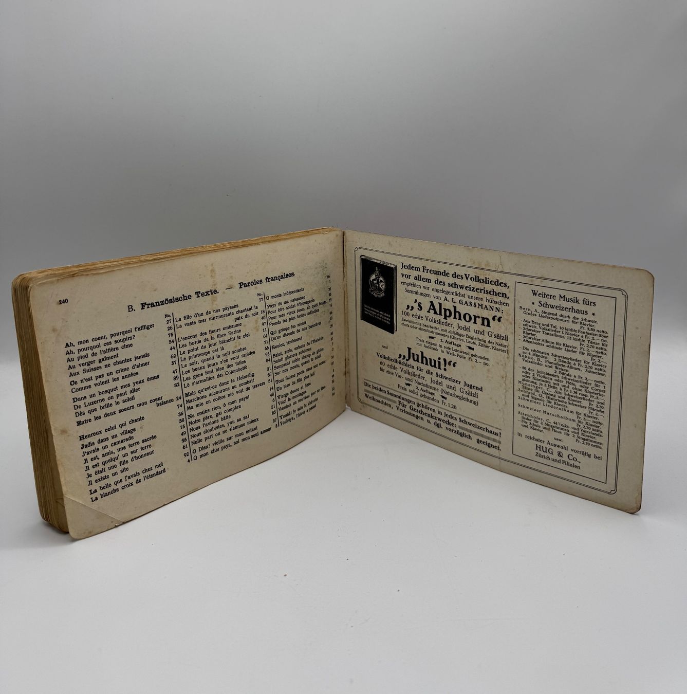 Libri: Alte Schweizer Lieder, Taschenausgabe – Usato da Sachseln venduto da BONATI01 4