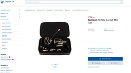 Samson SE50x Earset Mic Tan earset microphone