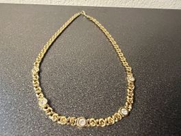 Vintage Halskette Clips Luxus Modeschmuck  