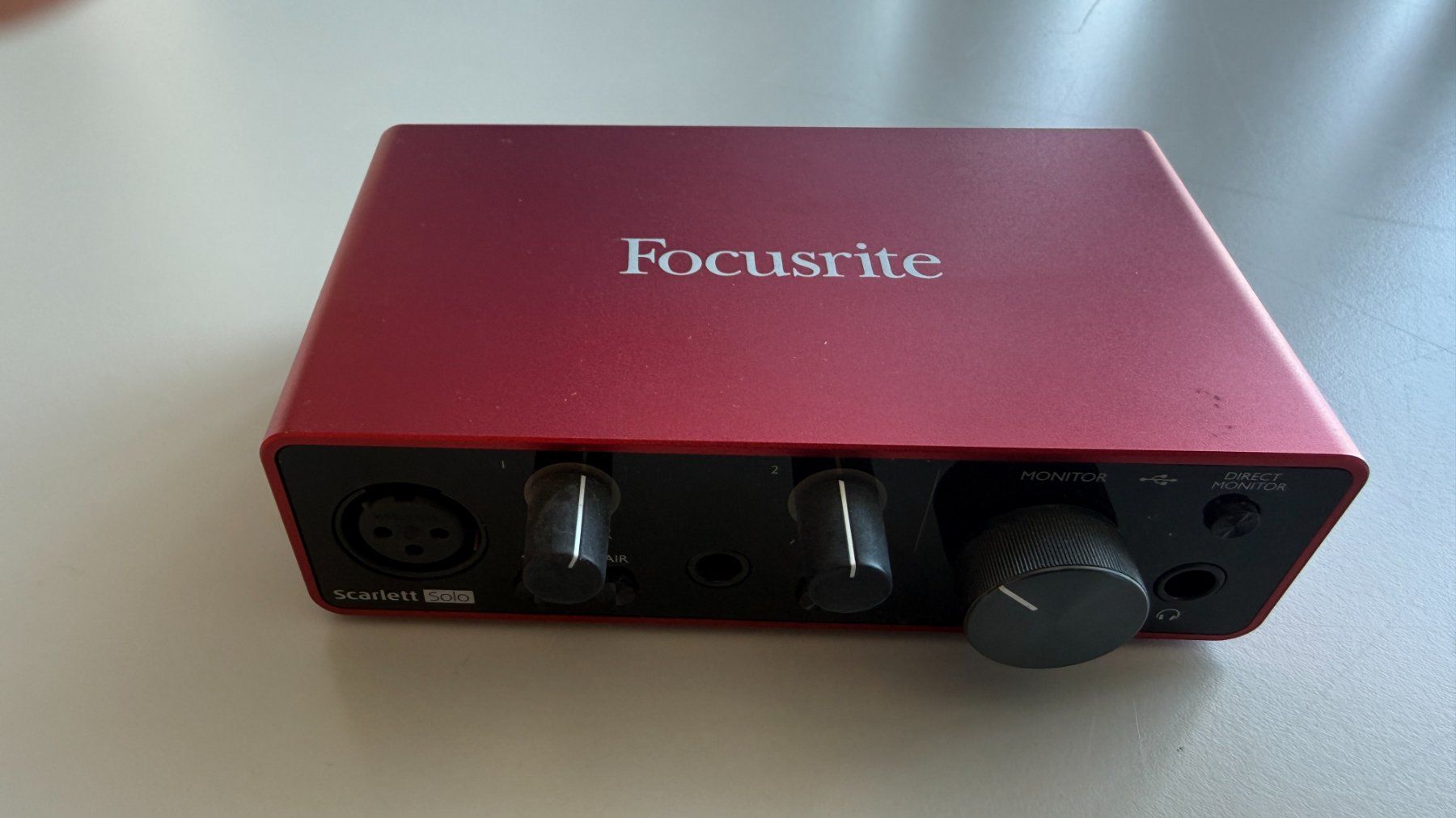 Attrezzatura per studi di registrazione: Focusrite Scarlett Solo 3rd Gen USB Audio Interface – Usato da Wila venduto da Jpk8201