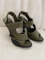 Sandalen Textil Grösse 39,5 Marke PRADA Absatz 12 cm NEU !