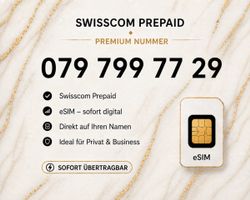 Swisscom Prepaid Premium Nummer