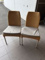 Garpa Stühle 2 Stück Rattan Metallgestell gebraucht