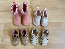 Schuhpaket Mädchen Frühling/Sommer Grösse 21/22