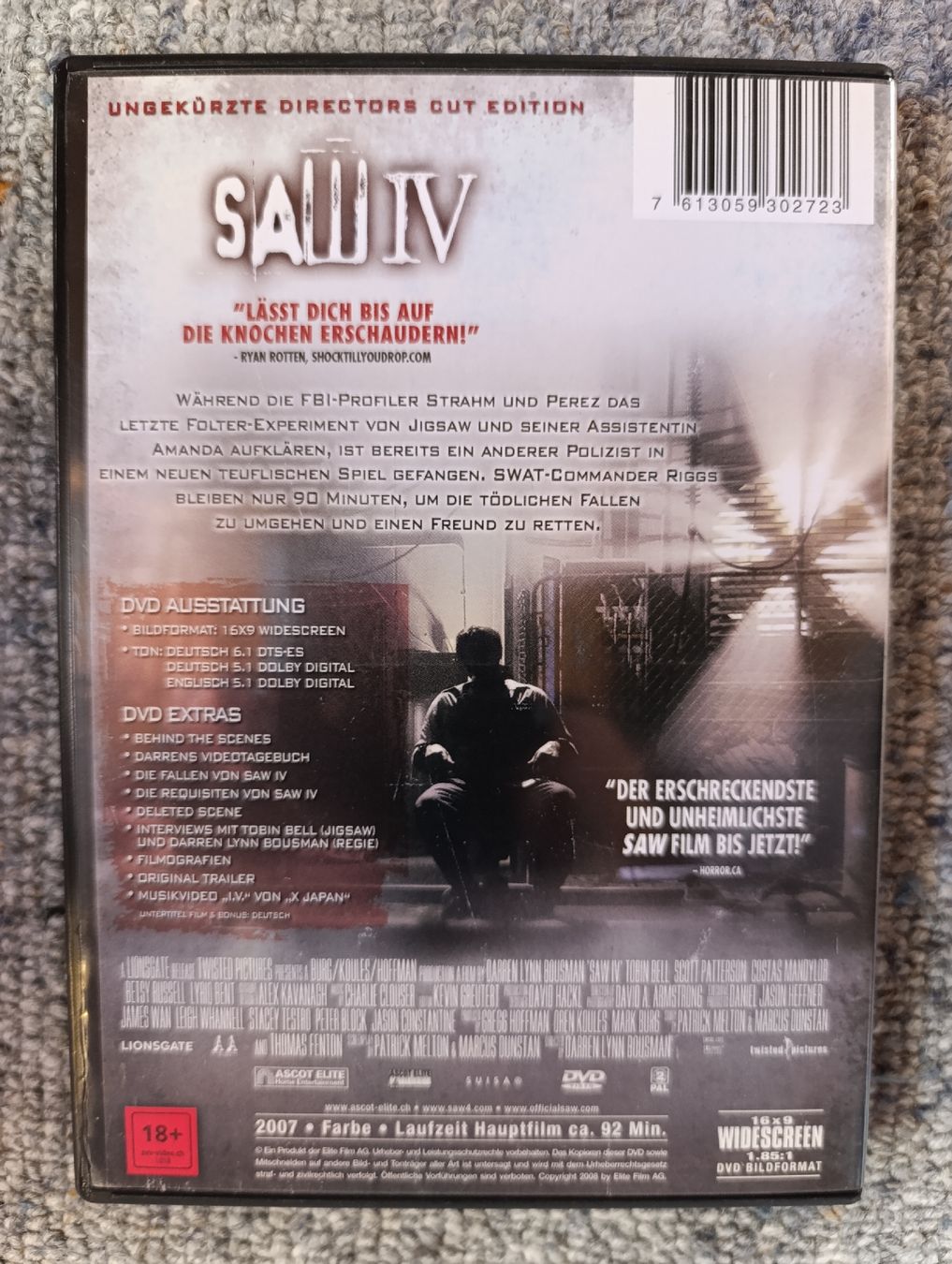 Alle DVDs: Saw 4 – Gebraucht aus Fischenthal von Widder71 1