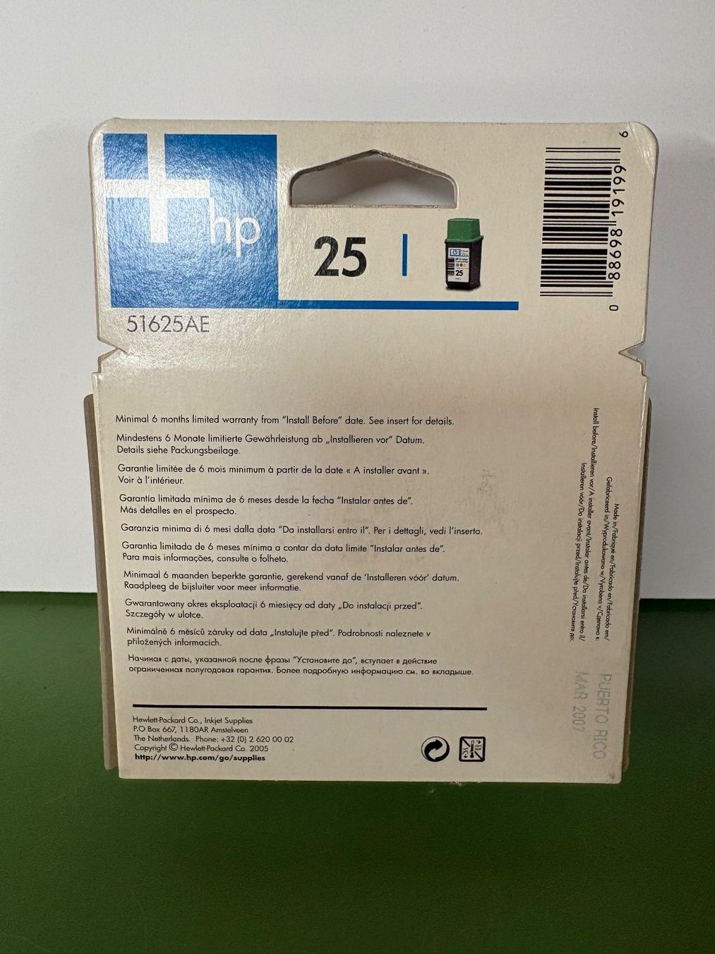Hewlett Packard Cartucce per stampanti & toner: HP 25 Druckerpatrone, Tri-colour – Usato da Weite venduto da FTW-AG 1