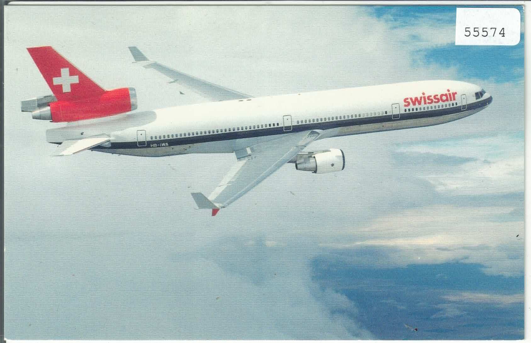 Cartoline postali: Swissair - McDonnel-Douglas MD-11 – Usato da Ettingen venduto da Kartenplanet