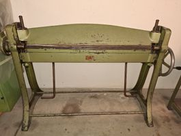 Blechbiegemaschine, Abkantmaschine RAS