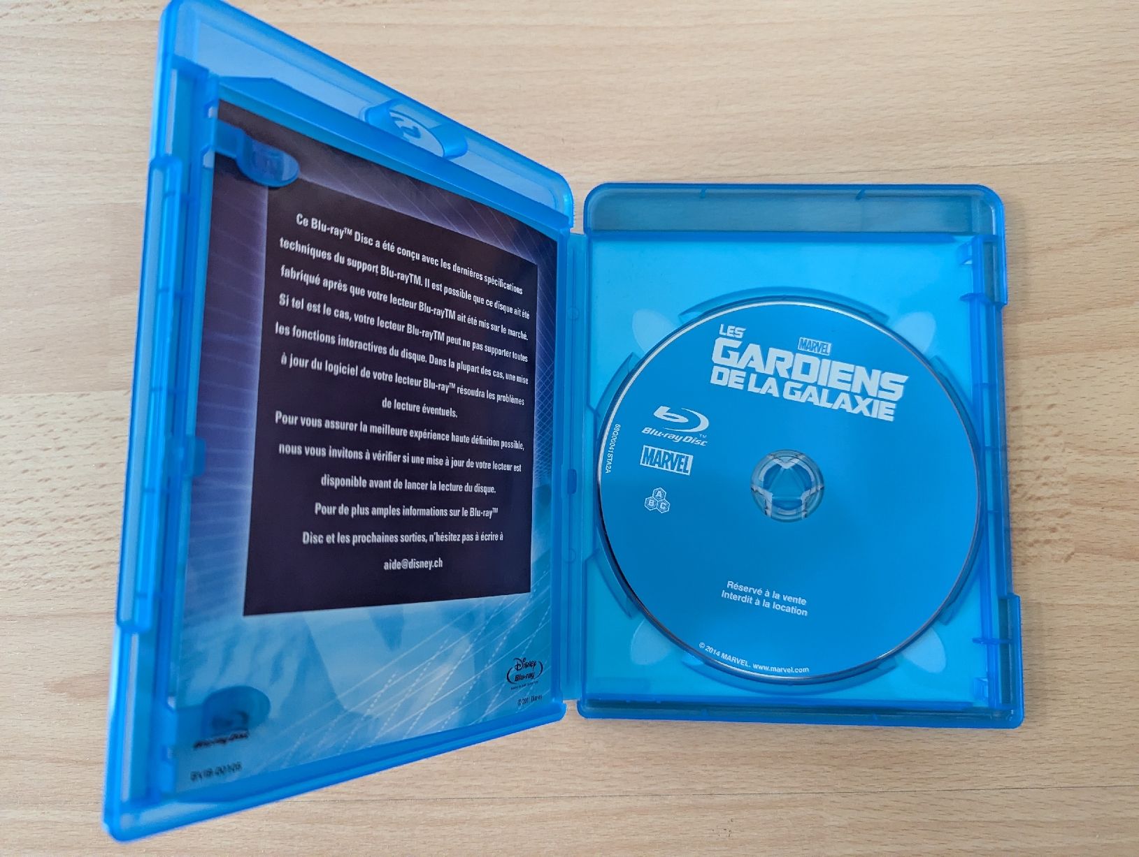 Tutti i DVDs: BLU-RAY MARVEL - LES GARDIENS DE LA GALAXIE – Usato da Biel/Bienne venduto da Soupape50 1