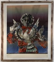 Max Hunziker: Engel mit Friedenstaube, 1974