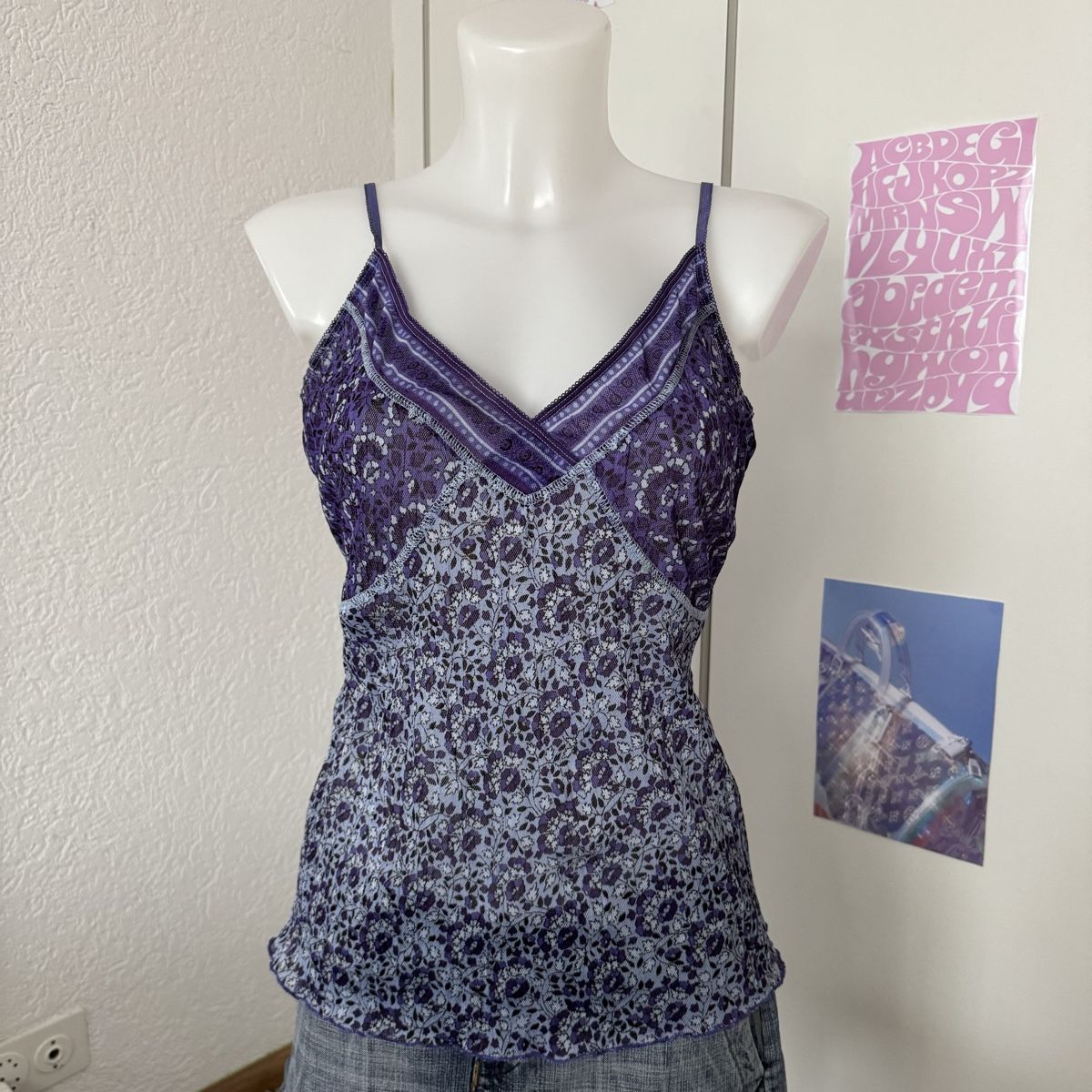 Top: Blaues Cami Top Gr.M – Usato da Oberwil BL venduto da olibbg 1
