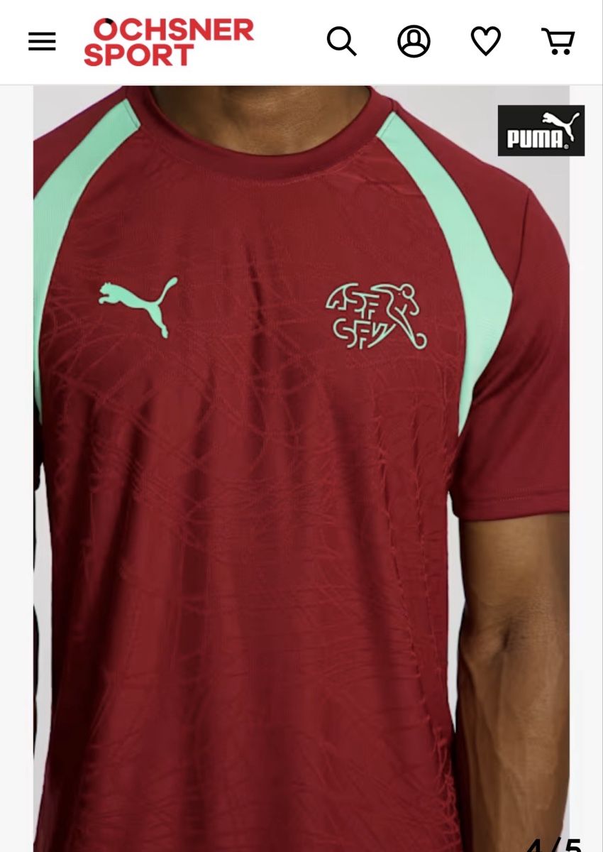 Schweizer Nati Canottiere & Pantaloni: 2 Schweizer Nati Trainingsshirts, NEU, ungetragen – Nuovo e nell'imballaggio originale da Biel/Bienne venduto da ArminGroner