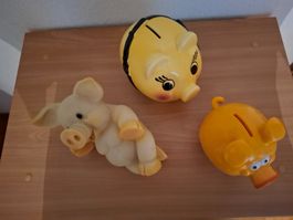 3 Sparschweine