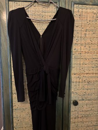 Catherine de Coorter robe noire vintage Genève, taille 38 ✨
