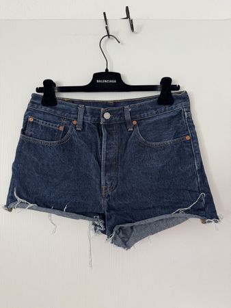 Levi's 501 Damen Jeans Shorts Dunkelblau W30 , classic