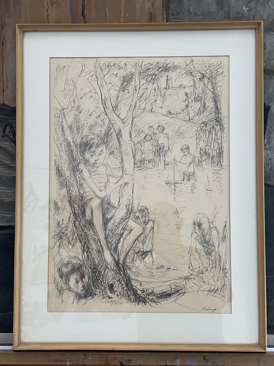 Grafica & Litografie: Max Kämpf Lithografie – Usato da Riehen venduto da Artbeat14