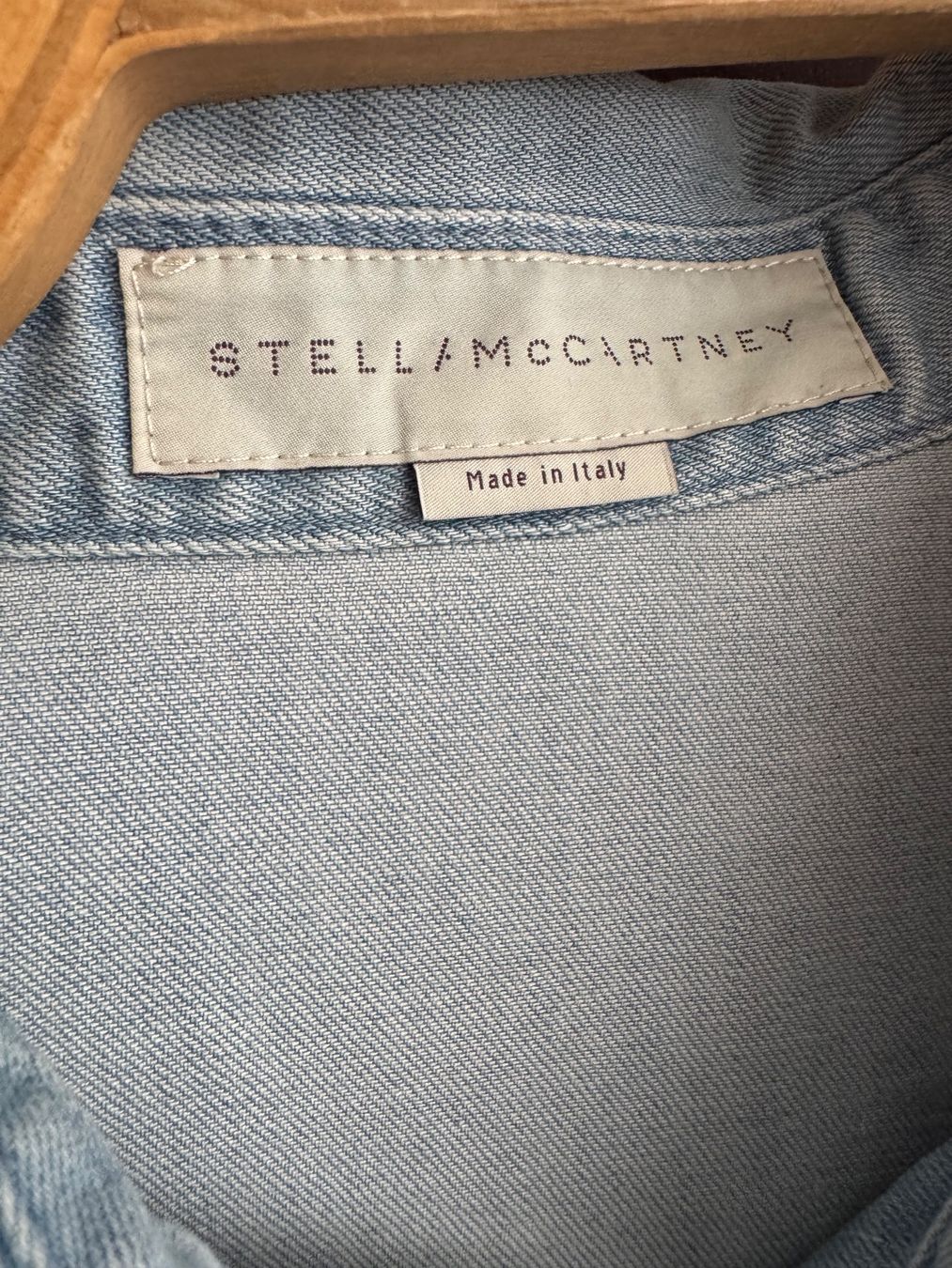 Camicette: Stella McCartney Denim Hemd Bestrickte Jeansbluse – Usato da Obfelden venduto da cesarina10 3