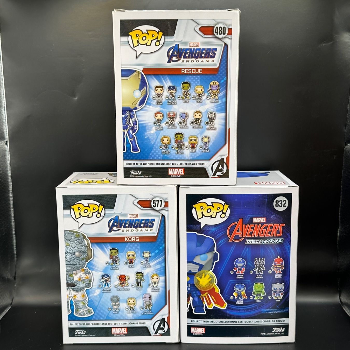 Funko Statuette: Funko Pop Marvel Avengers 3Stk Sammlung – Usato da Düdingen venduto da Nerdworld 1