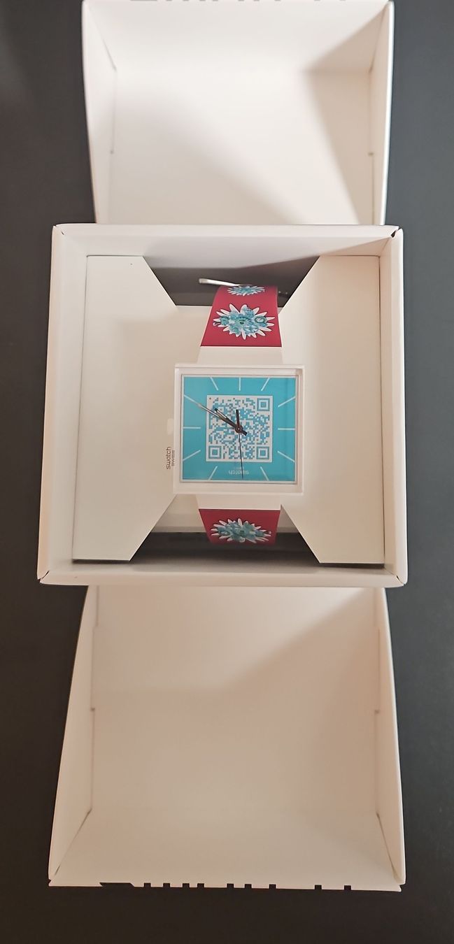 Swatch Montres: NEU Swatch Aktionärsuhr 2025 - QR code – Neuf (Voir description) à Zürich par ben_dbv7