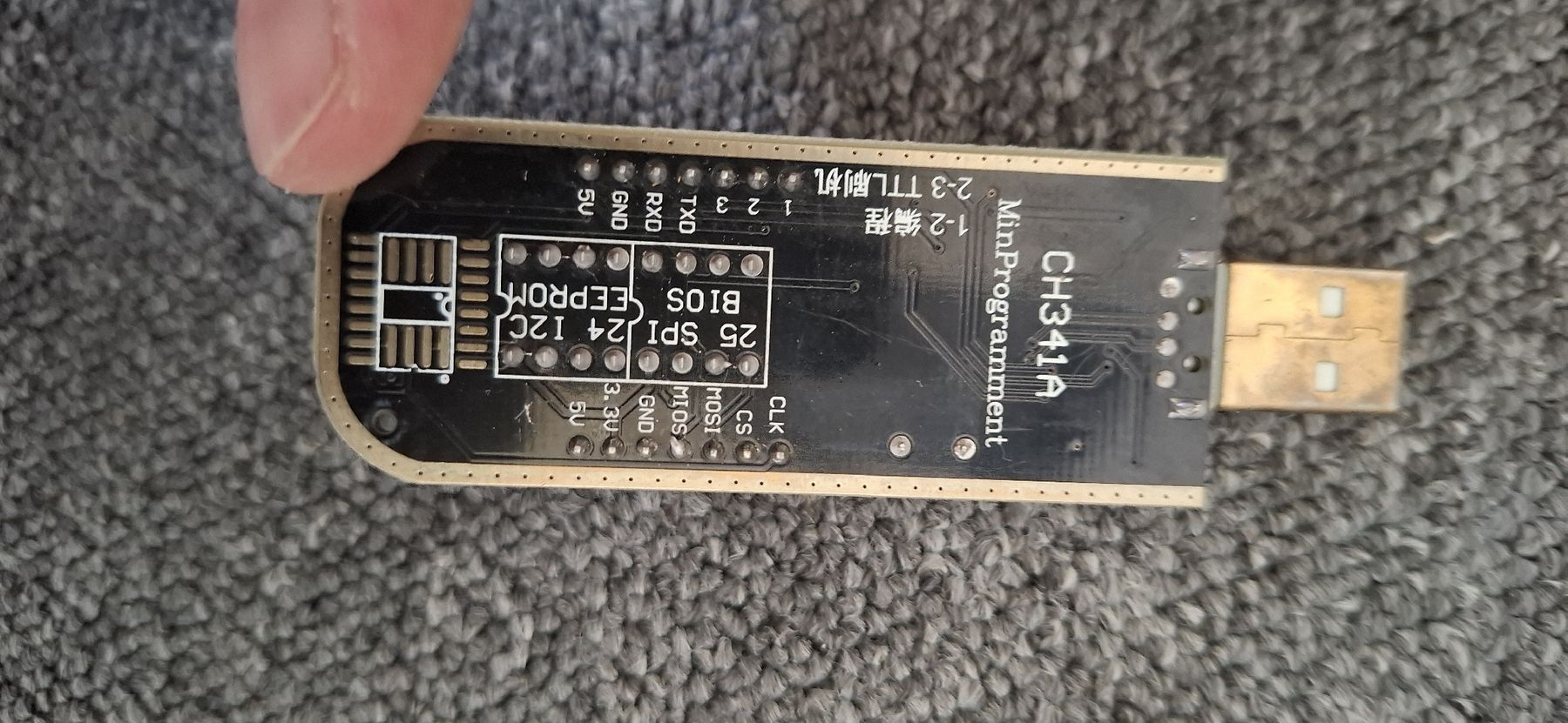 Elektronikbauteile: CH341A Miniprogrammer BIOS/EEPROM/flash memory – Gebraucht aus Windisch von vas_nps6