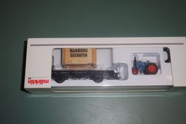 WAGON    °°°° MÄRKLIN Wagon plat transport véhicule °°°°