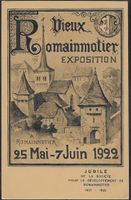 1922 AK Romainmôtier Expos. attraktive Ausführung Topab 1.-